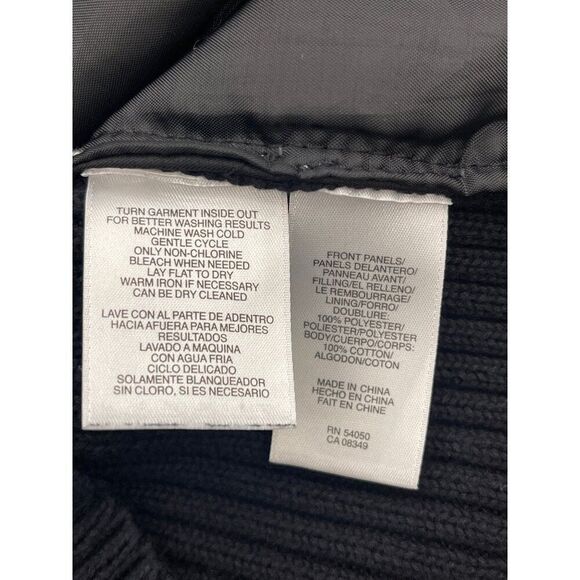 Jones New York Women Black Front Zip-Up Sweater / Jacket Size PM - Picture 10 of 11